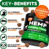 Hemp Calming Chews for Dogs 170 Dog Calming Chews Anxiety Relief Treats Advanced Stress Relief Separation Aid Barking Thunder Fireworks Melatonin Pet