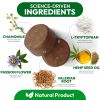 Hemp Calming Chews for Dogs 170 Dog Calming Chews Anxiety Relief Treats Advanced Stress Relief Separation Aid Barking Thunder Fireworks Melatonin Pet