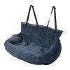 Booster Car Seat With Seatbelt, Washable & Comfy Pet Car Travel Bed